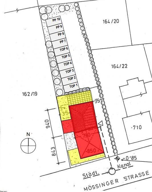 Lageplan Zinshaus Mössingerstrasse 26