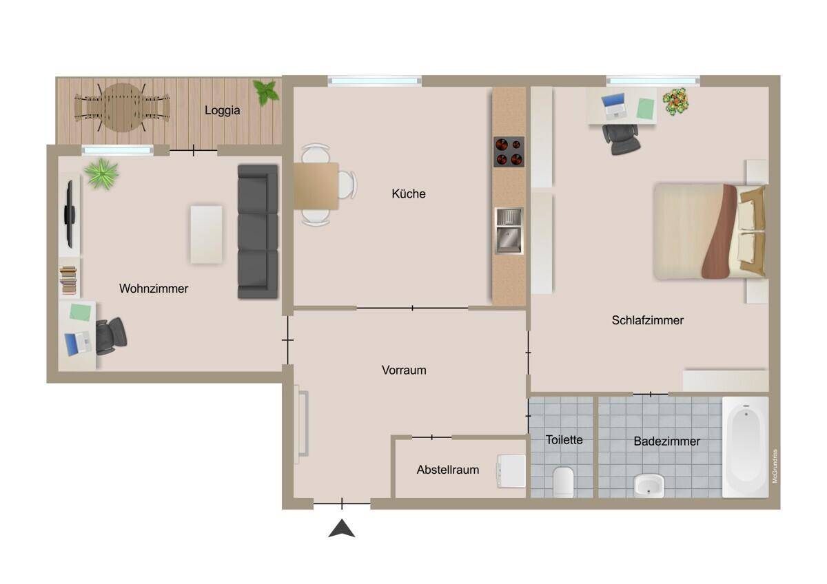 Grundrissplan