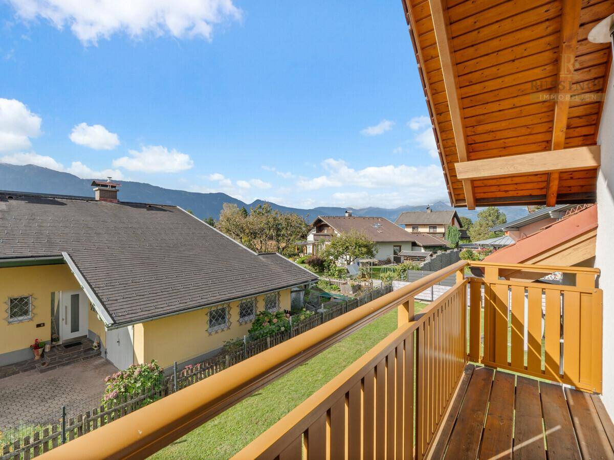 Blick vom Balkon