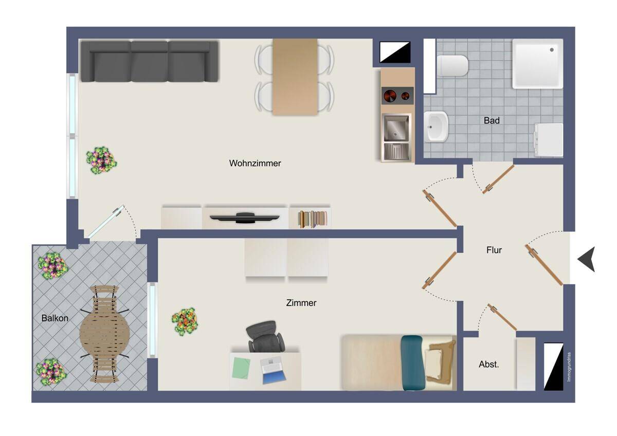 Grundrissplan