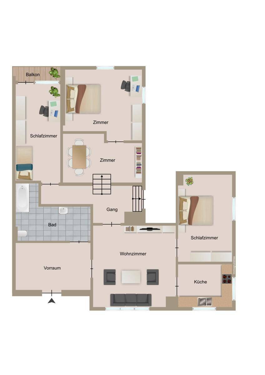 Grundrissplan