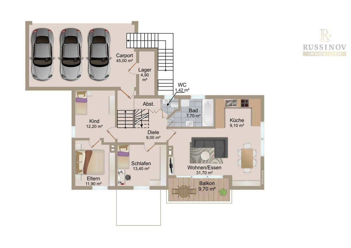 Grundriss OG1