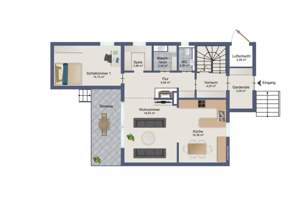 Grundrissplan EG