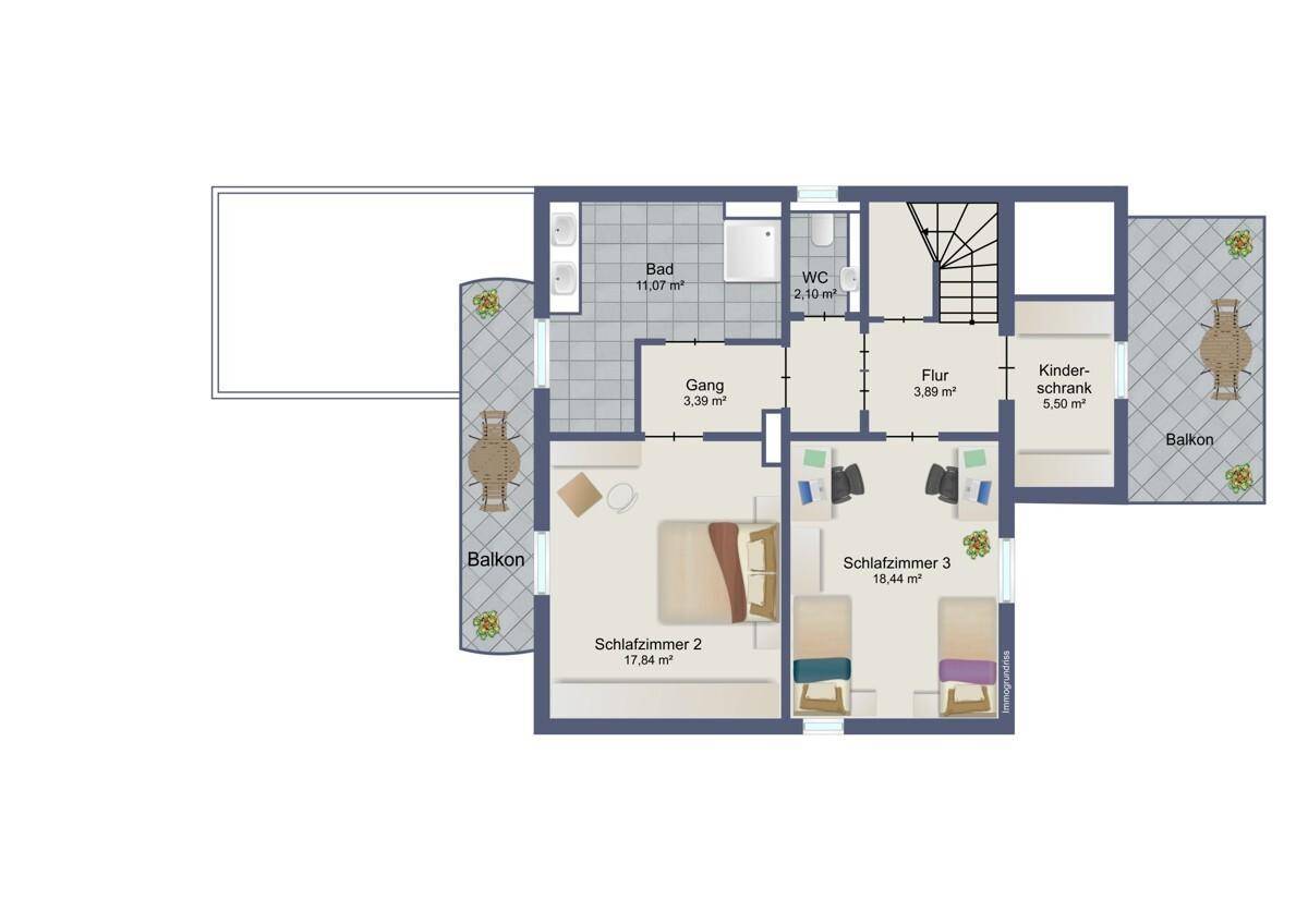 Grundrissplan OG