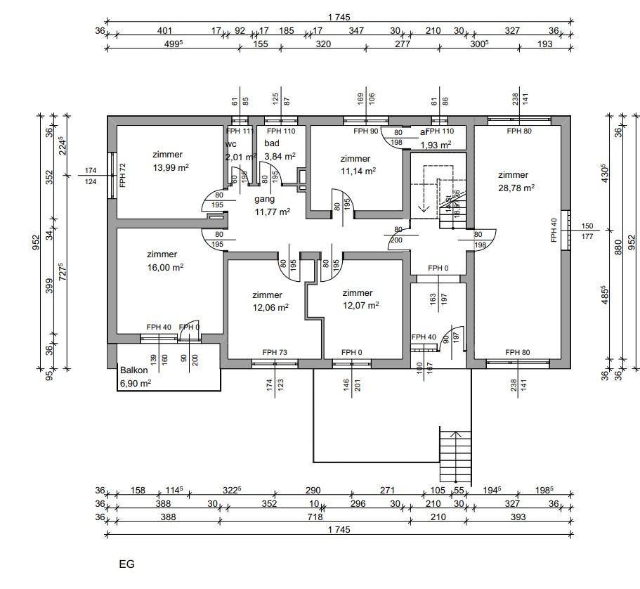 Bestand Grundriss EG