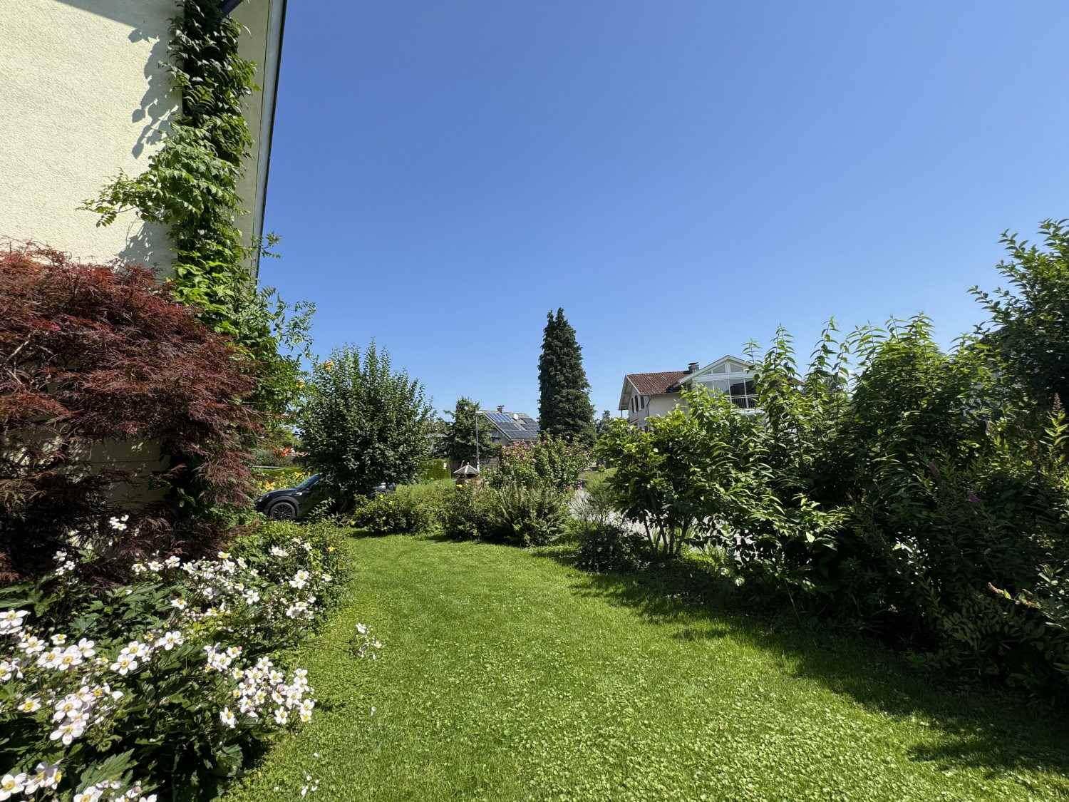Garten seitlich