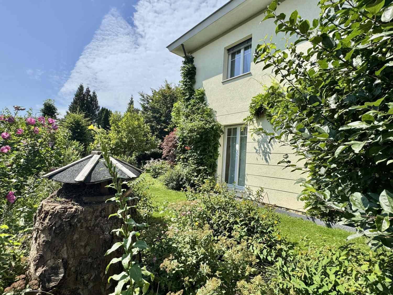 Garten seitlich