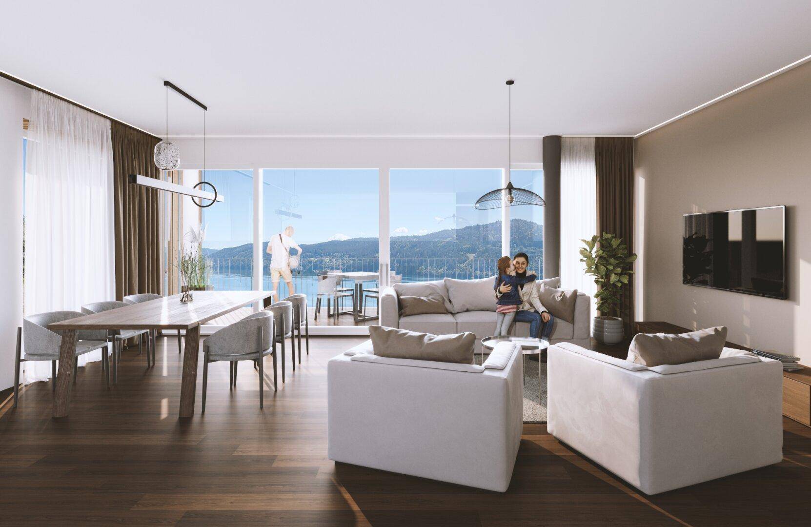 VILLA MILLSTATT - Penthouse-Flair auf 63 m² mit Weitblick - Mehr