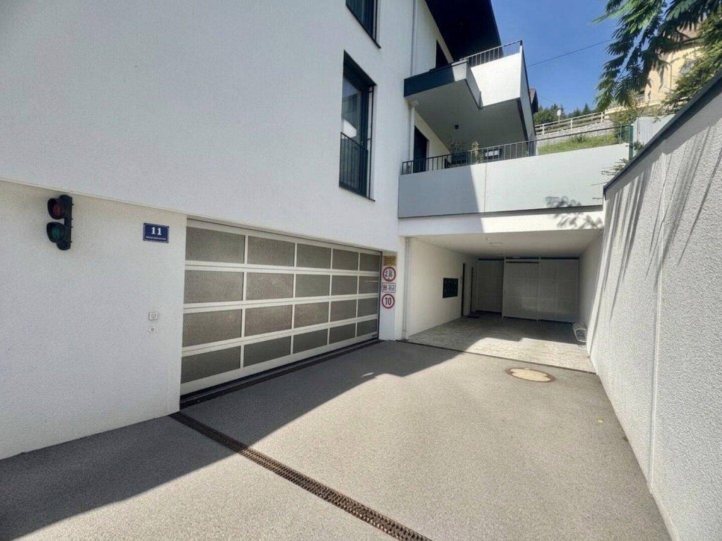 Garagenzufahrt mit Rampenheizung