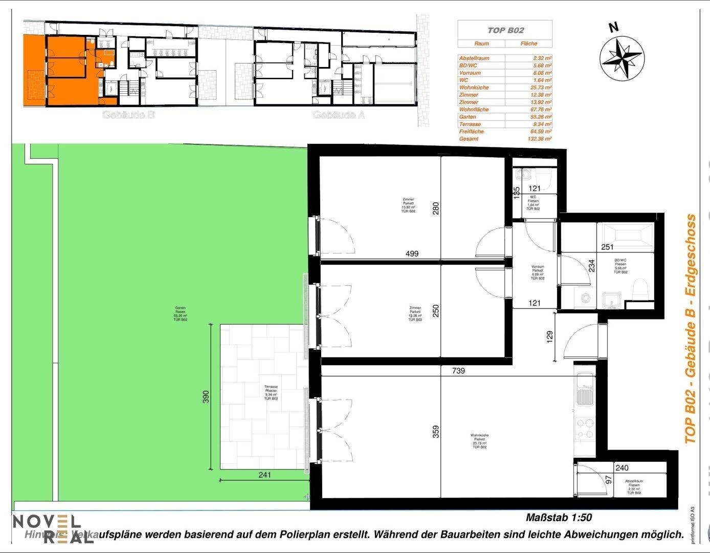 Freiraum trifft Wohnkomfort- Wohnung mit Garten und Terrasse - Ansicht 6