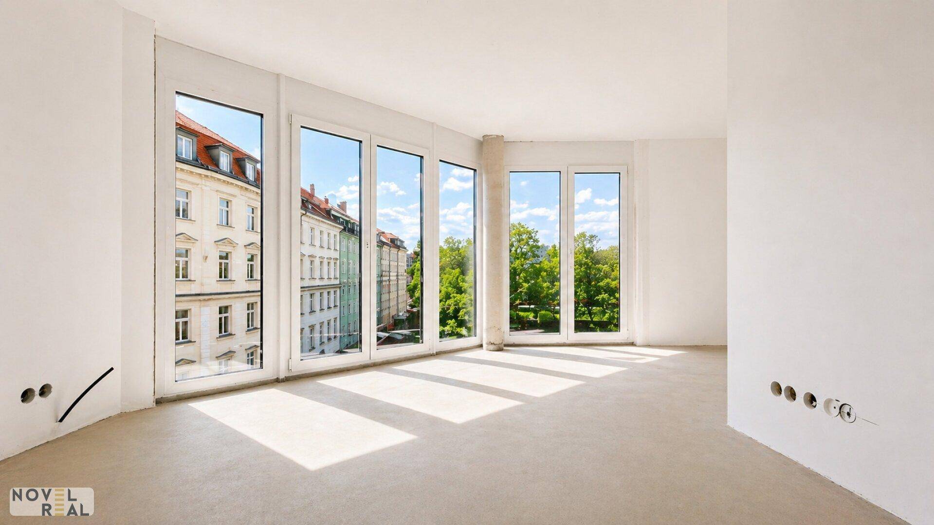 NEU | Exklusive Aktion | Jetzt sichern! | Traumhafte Wohnung mit Loggia und Grünblick in den Park! | Top Lage zwischen Schlingermarkt und SCN - Ansicht 2