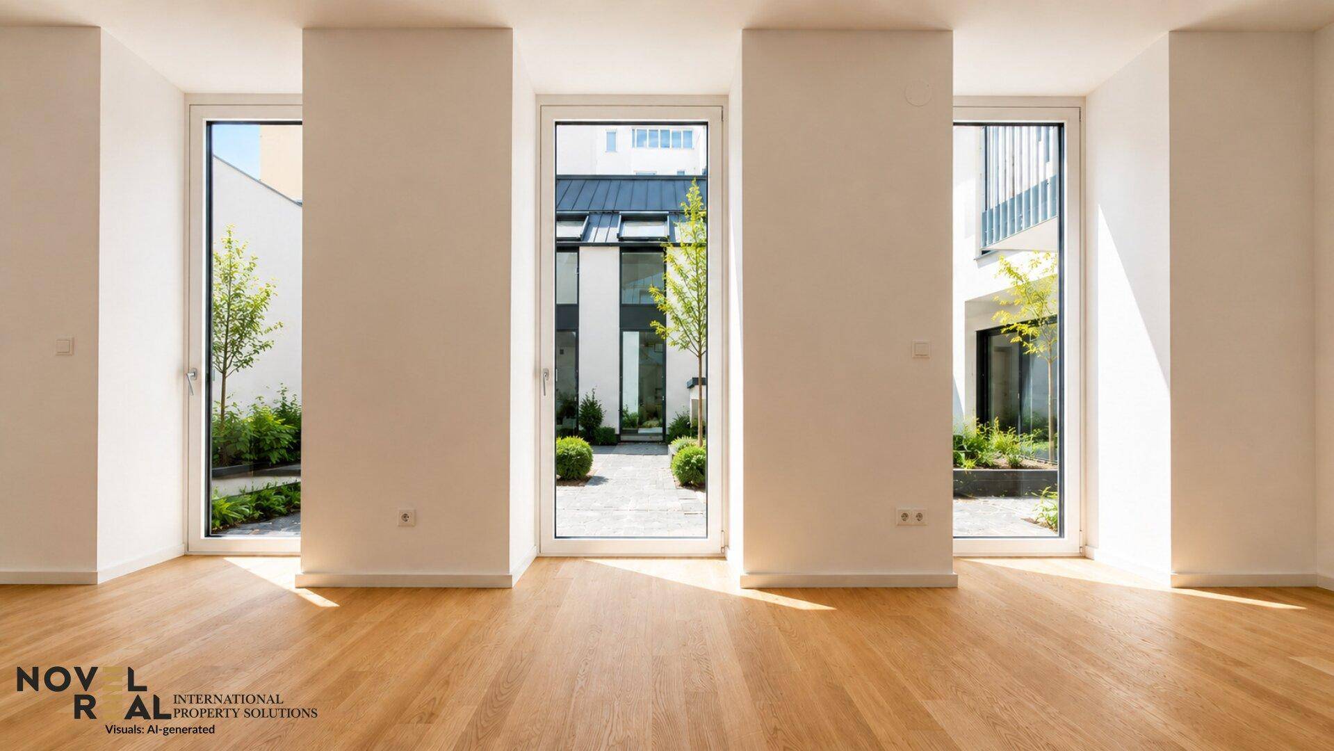 Ruheoase mit Privatgarten in Toplage nahe der Mariahilfer Straße