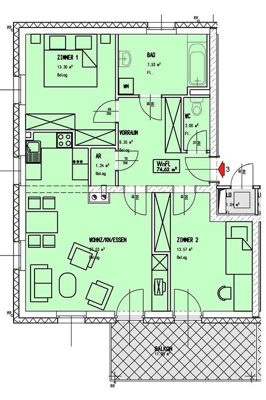 Wohnung in Stronsdorf - Ansicht 5