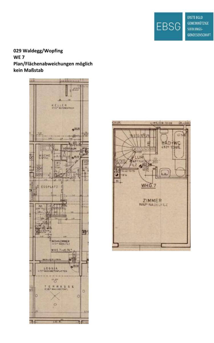 2-Zimmermaisonettewohnung mit Terrasse - Ansicht 2