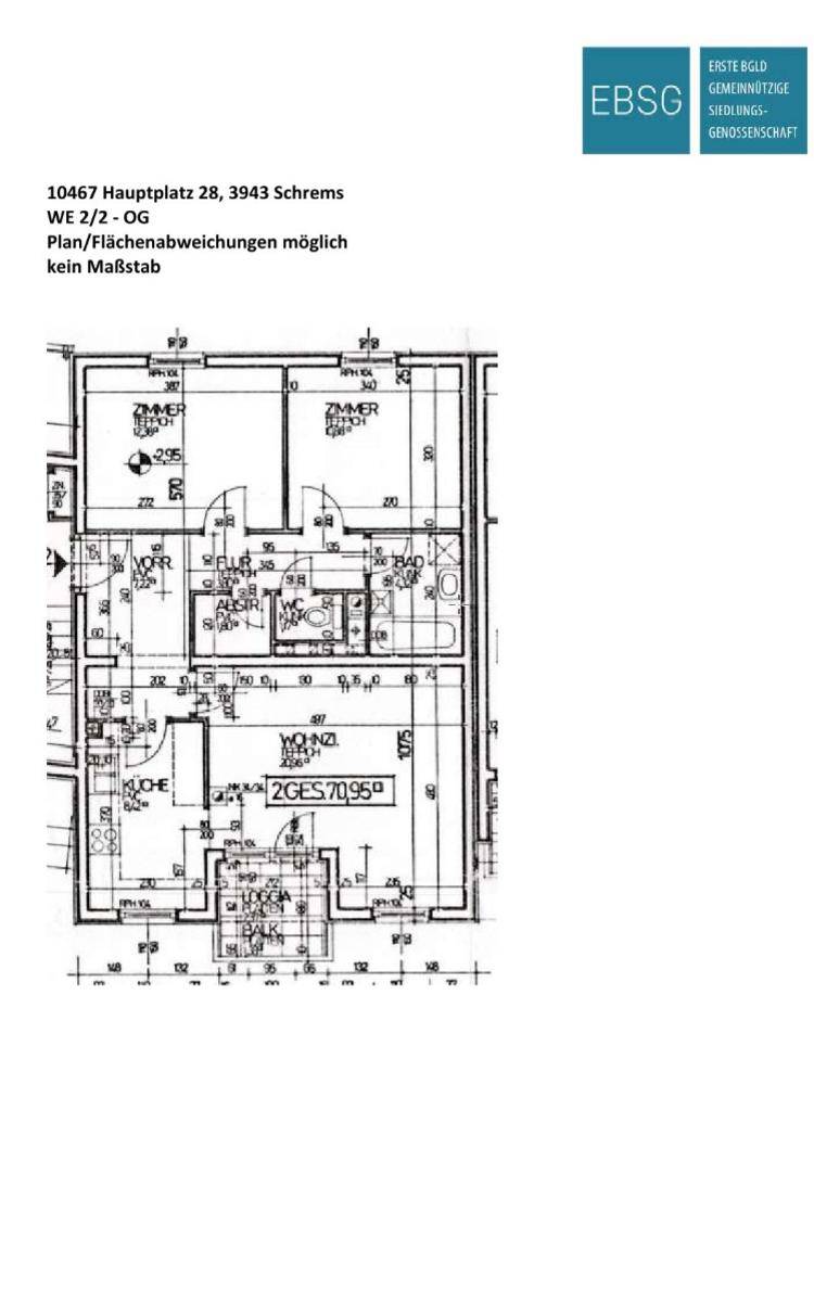 3-Zimmerwohnung im 1.OG - Widok 2