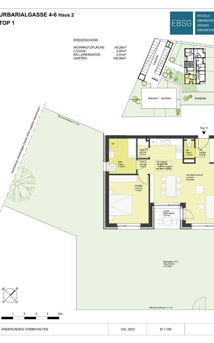 Wohnung – Wallern im Burgenland, Bezirk Neusiedl am See - Ansicht 2