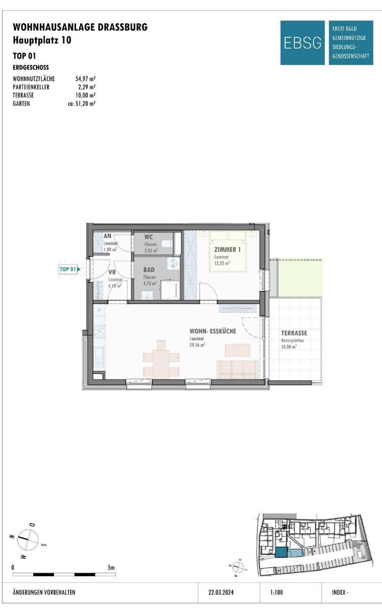Wohnung – Draßburg, Bezirk Mattersburg - Ansicht 3