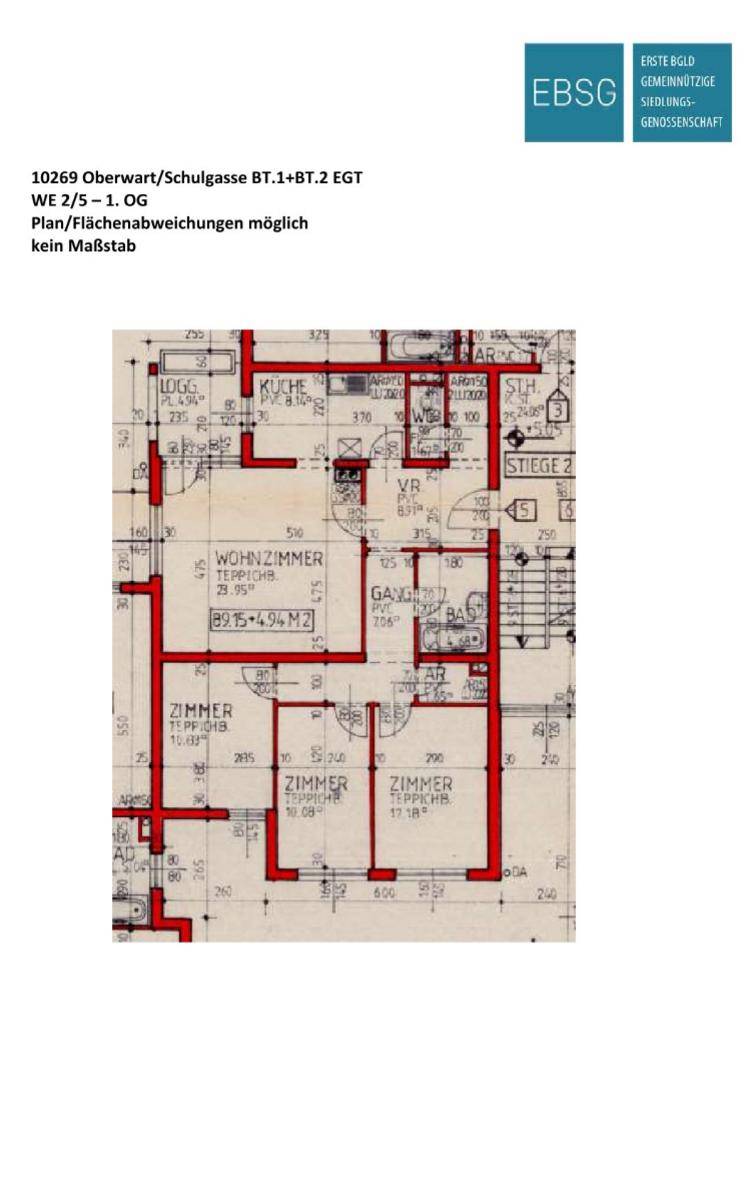 Wohnung – Oberwart/Felsőőr, Katastralgemeinde Oberwart - Ansicht 2