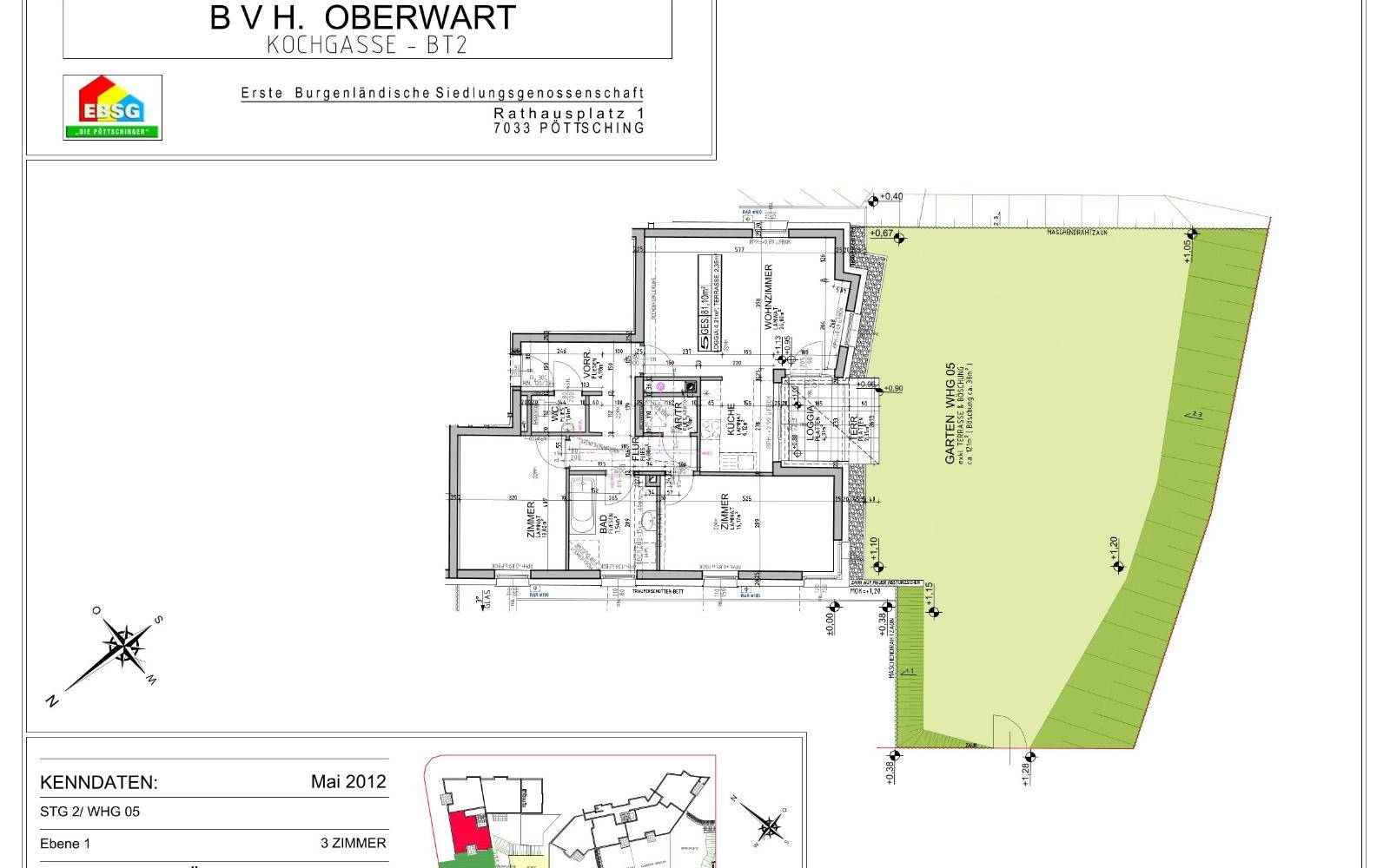 Wohnung – Oberwart/Felsőőr, Katastralgemeinde Oberwart - Ansicht 2