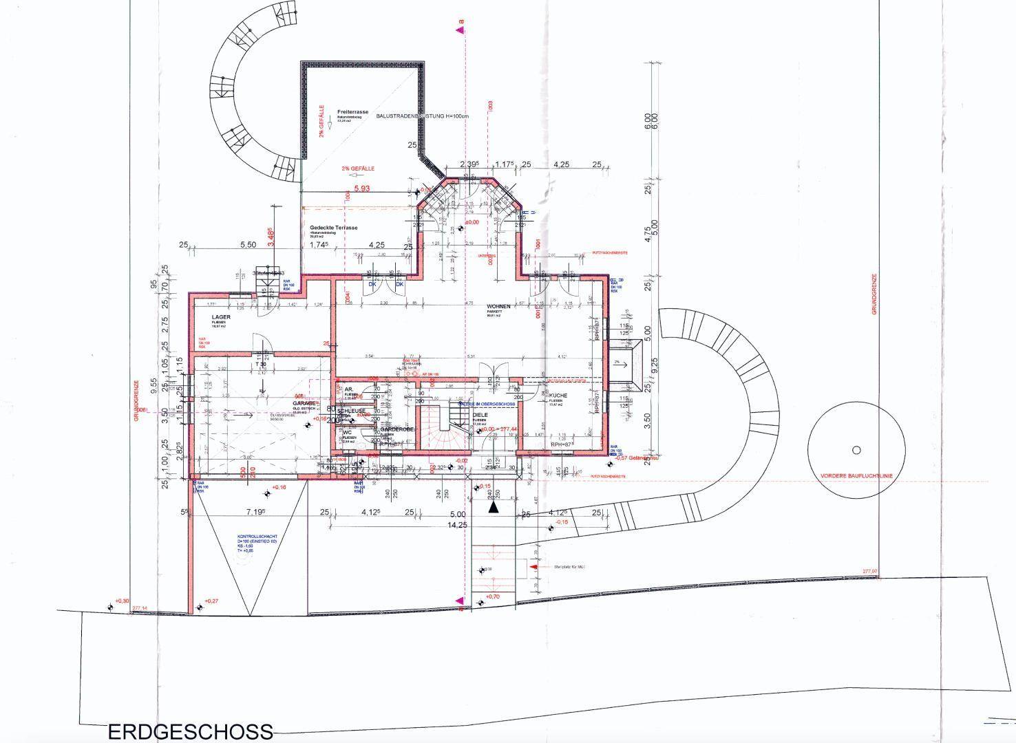 Plan Erdgeschoss