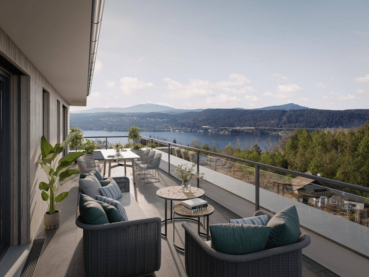 Terrasse mit Seeblick