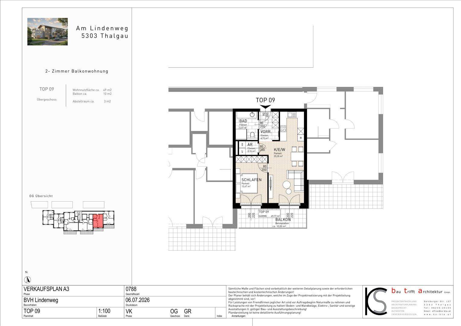 Thalgau Living Balkonwohnung Top 9/Provisionsfrei - Widok 5