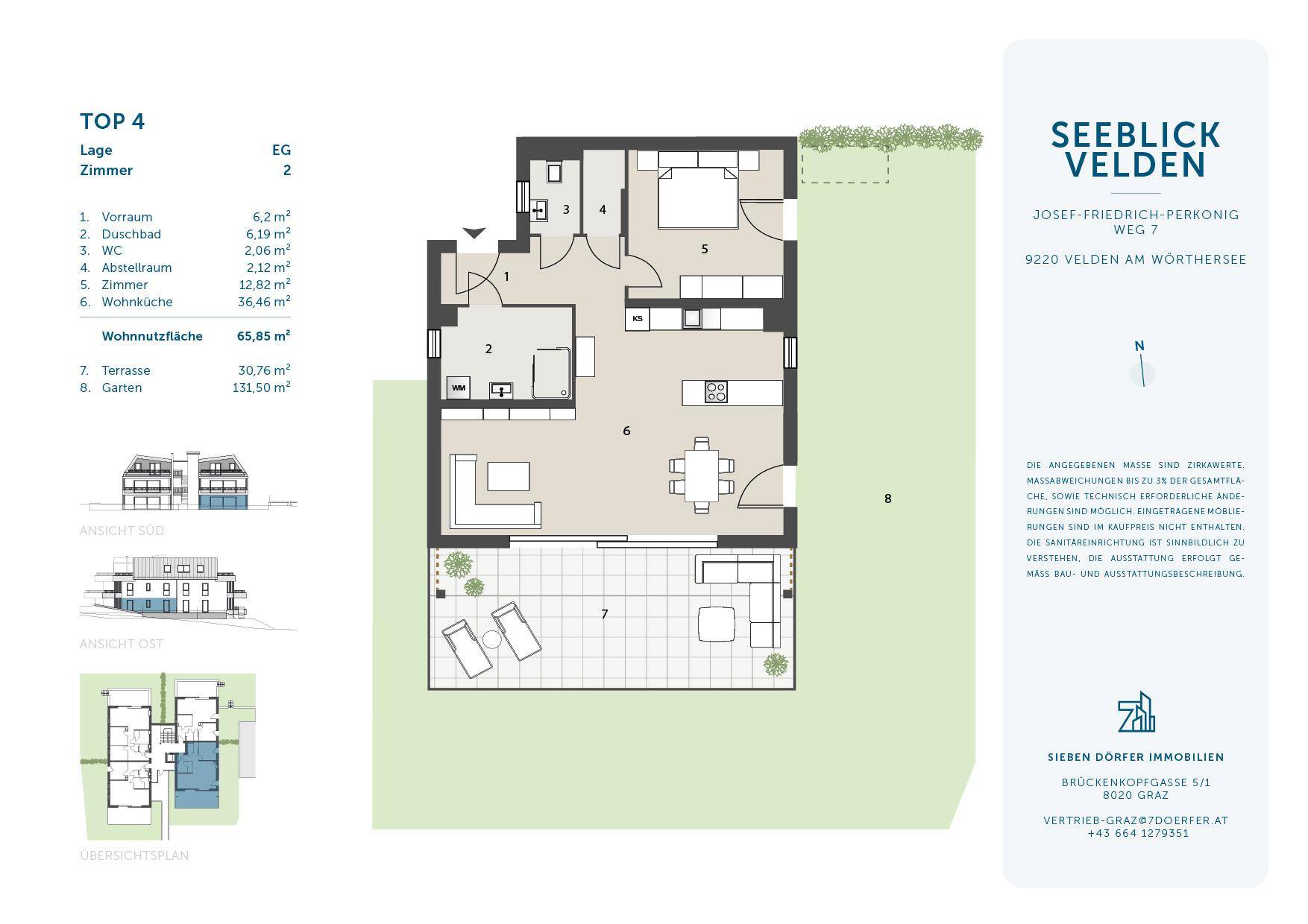 Verkaufsplan Top 04 - Seeblick Velden - 7D