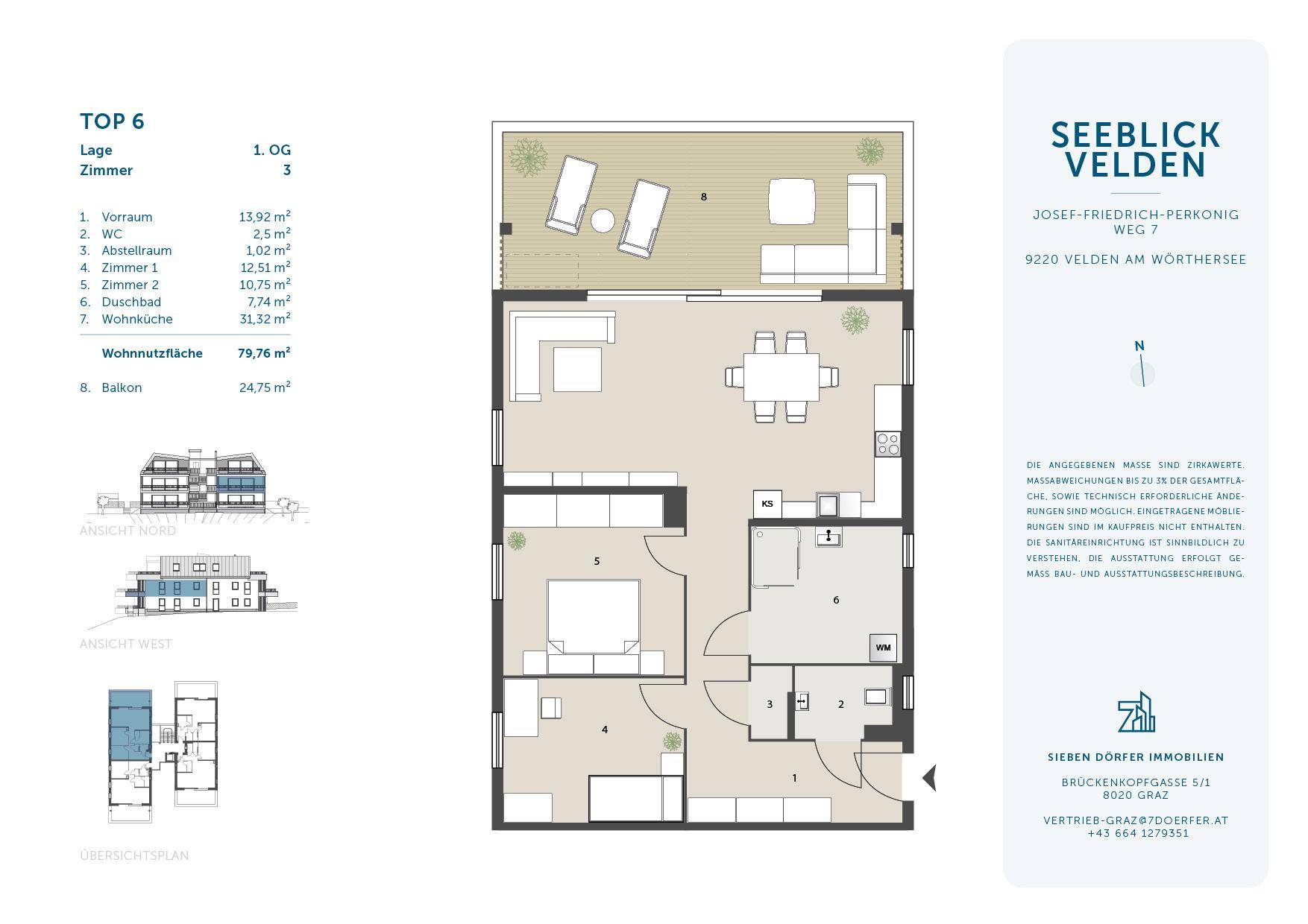 Verkaufsplan Top 06 - Seeblick Velden - 7D