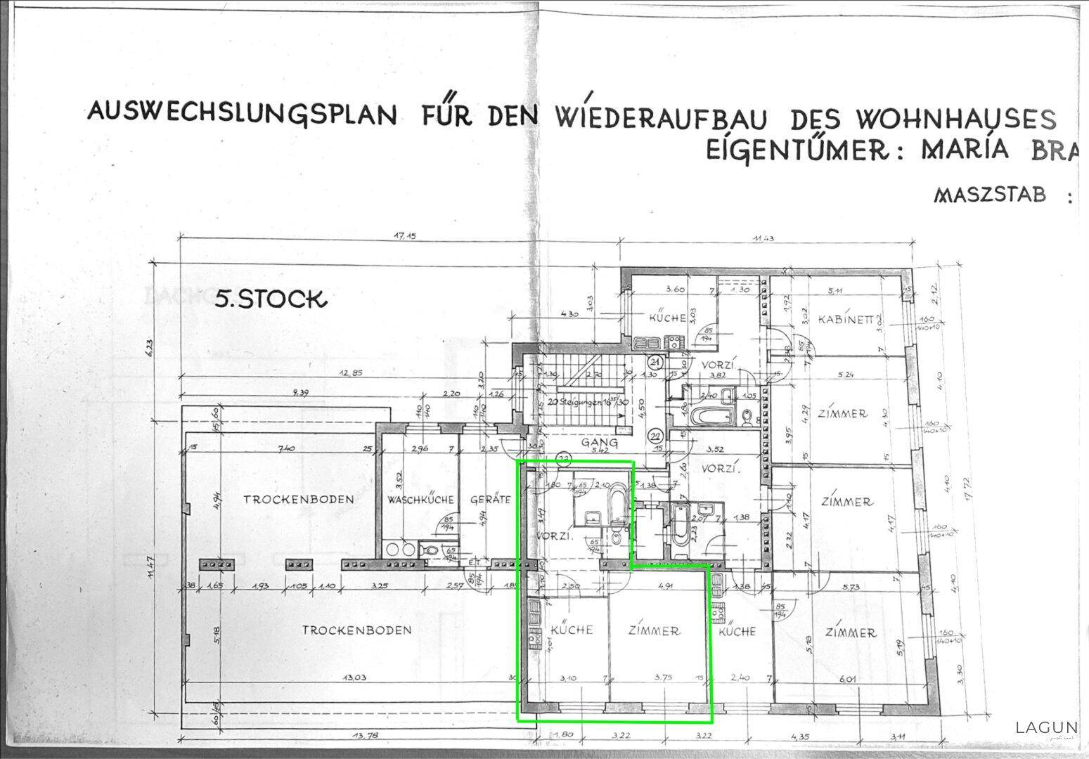 Wohnungsplan