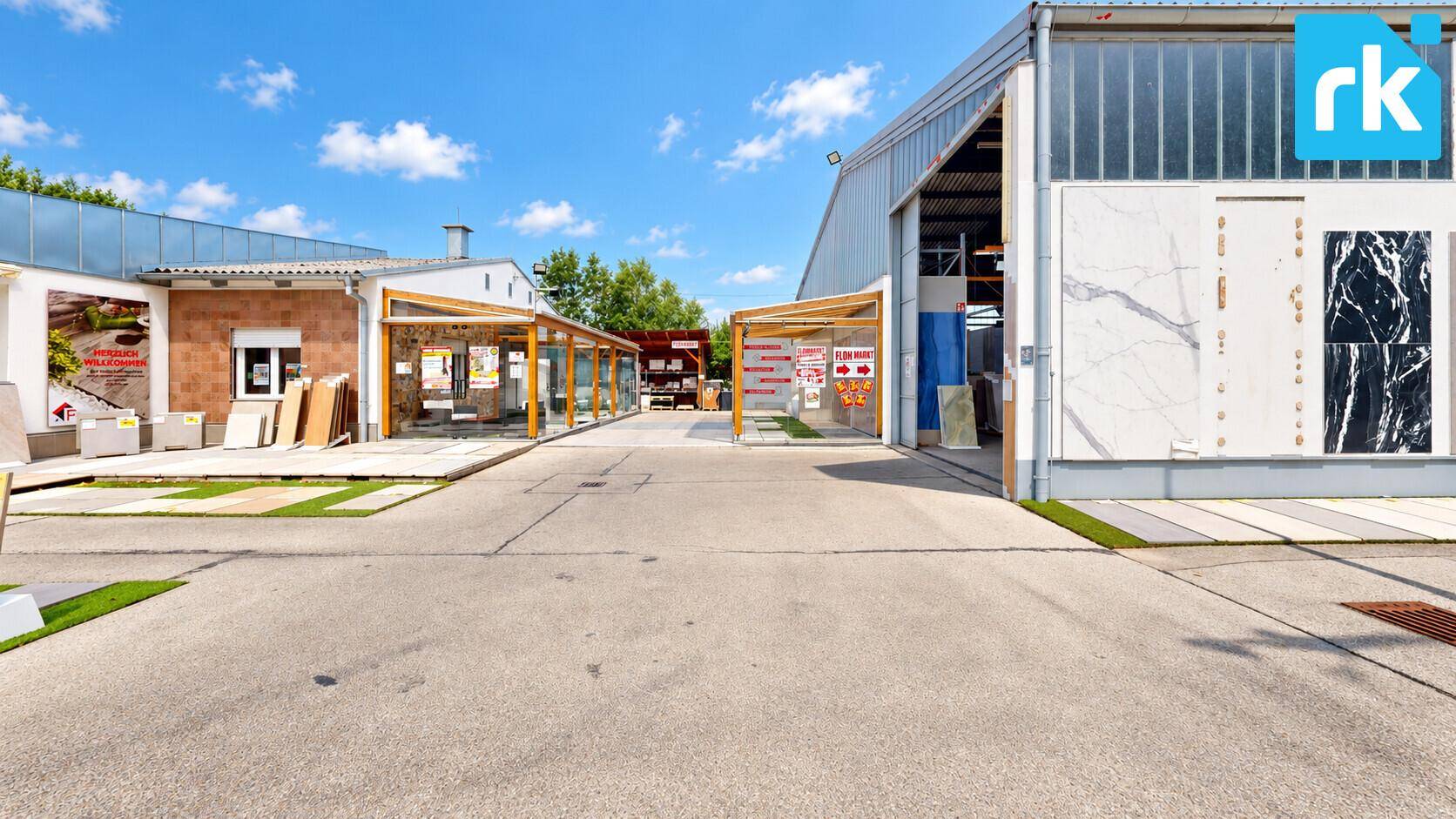 Gepflegtes Industrieobjekt mit Hallen, Büro- und Ausstellungsflächen in Hirm - Ansicht 2