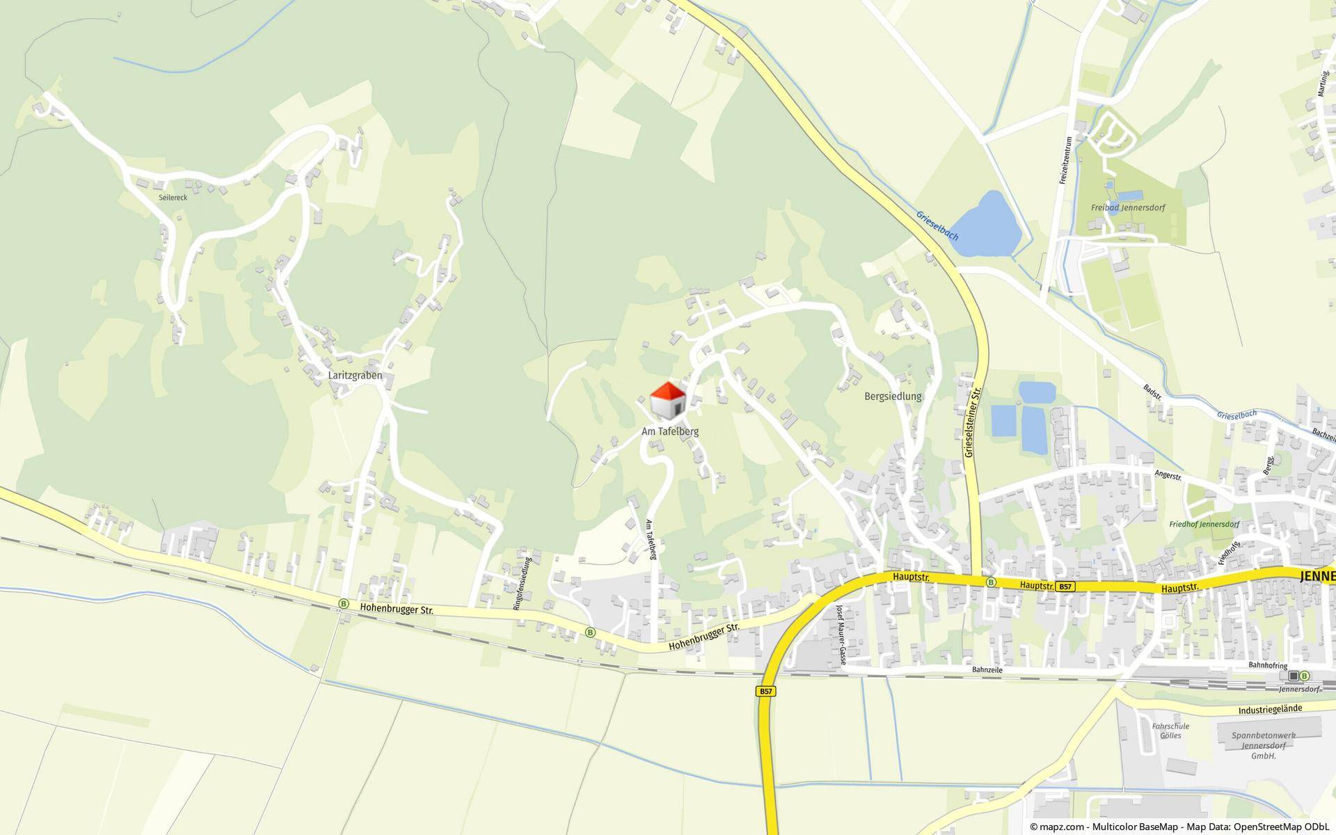 Geolyzer Kartenausschnitt