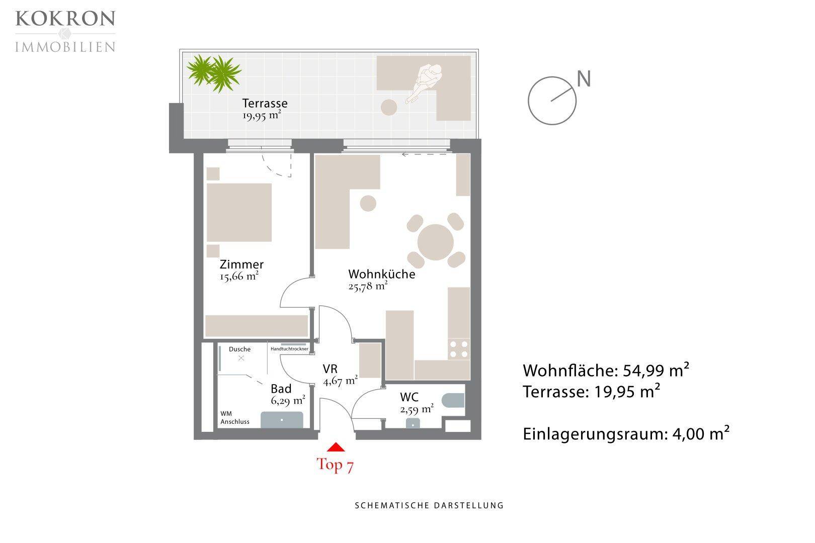 Grundriss, Top 207