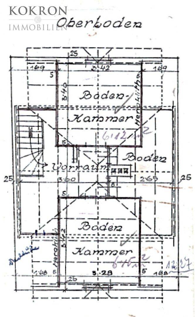 Plan Dachgeschoss