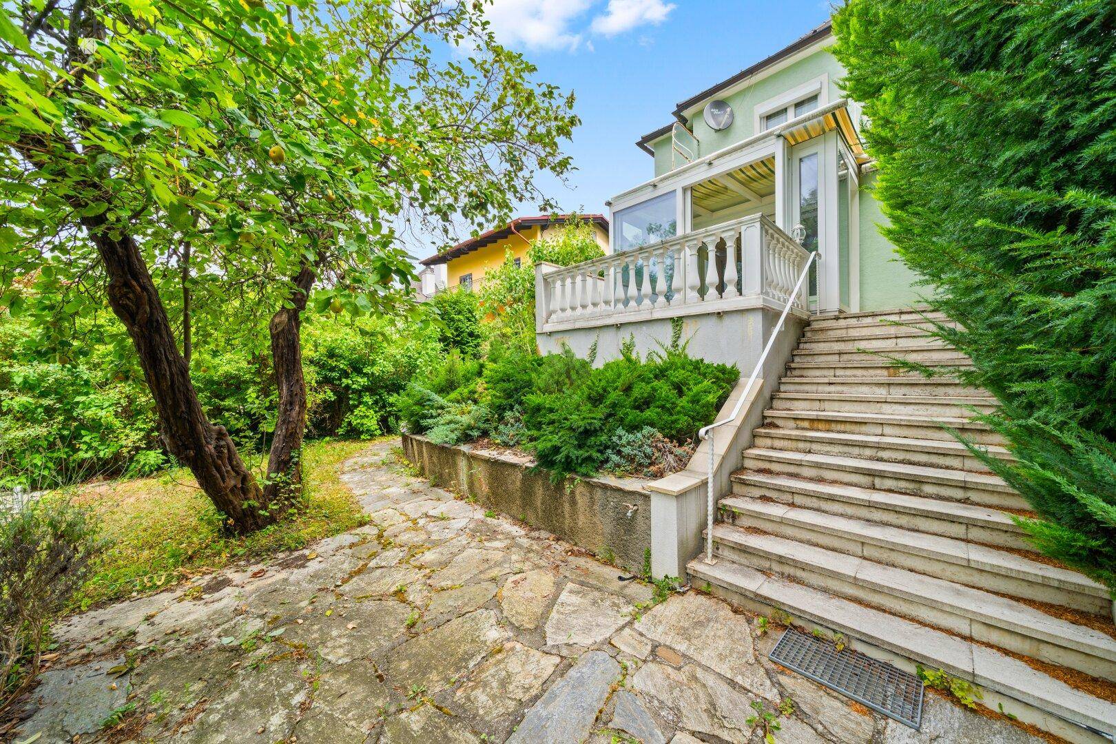 Gartenansicht Haus
