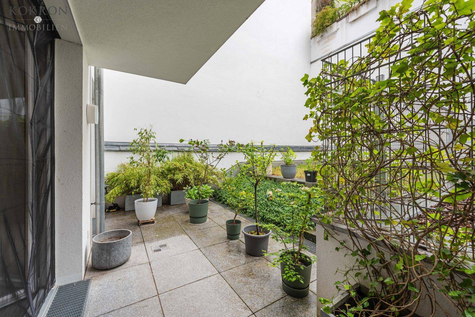 klein aber fein: Terrasse und Garten