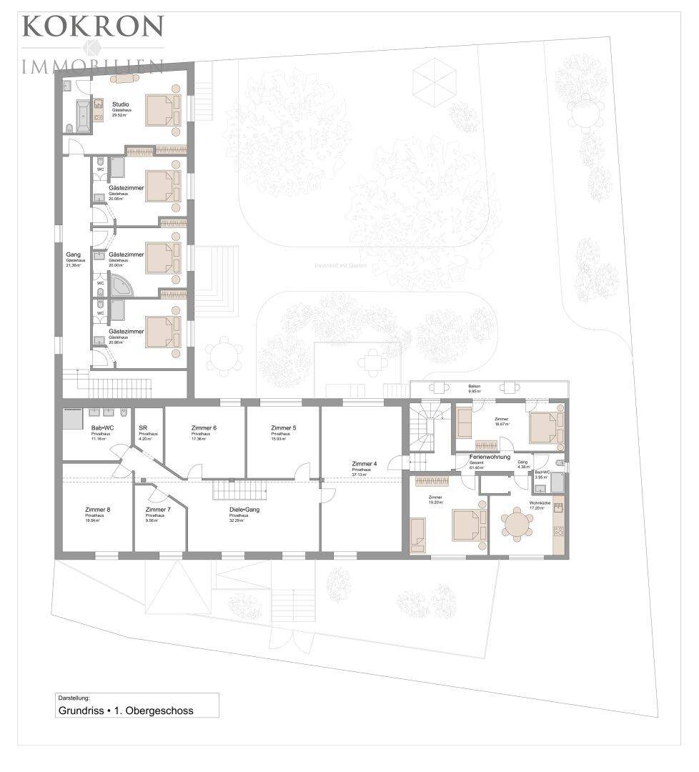 Grundriss Obergeschoss