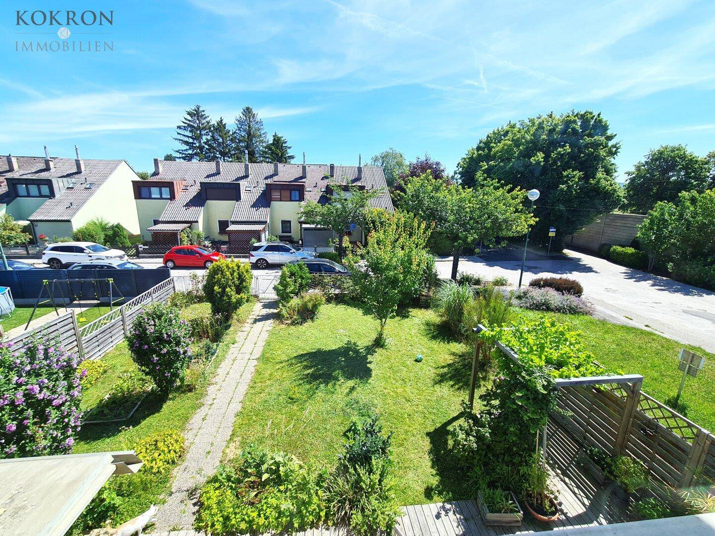 Blick über den Garten
