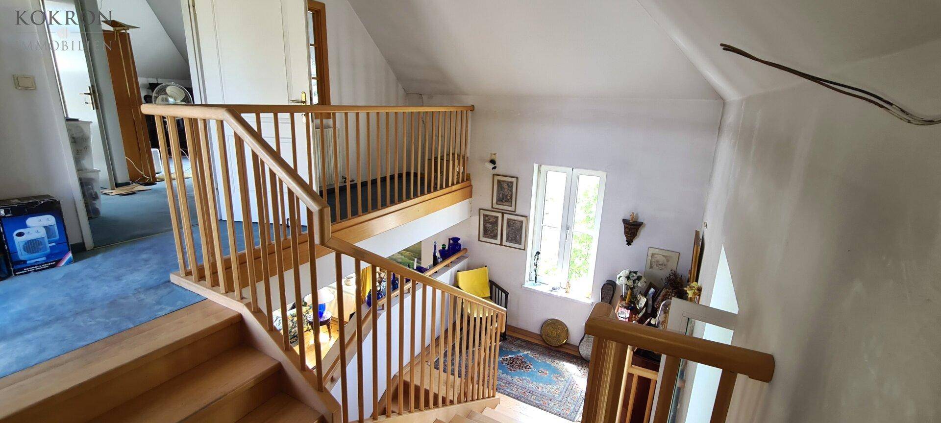 Blick durchs Treppenhaus