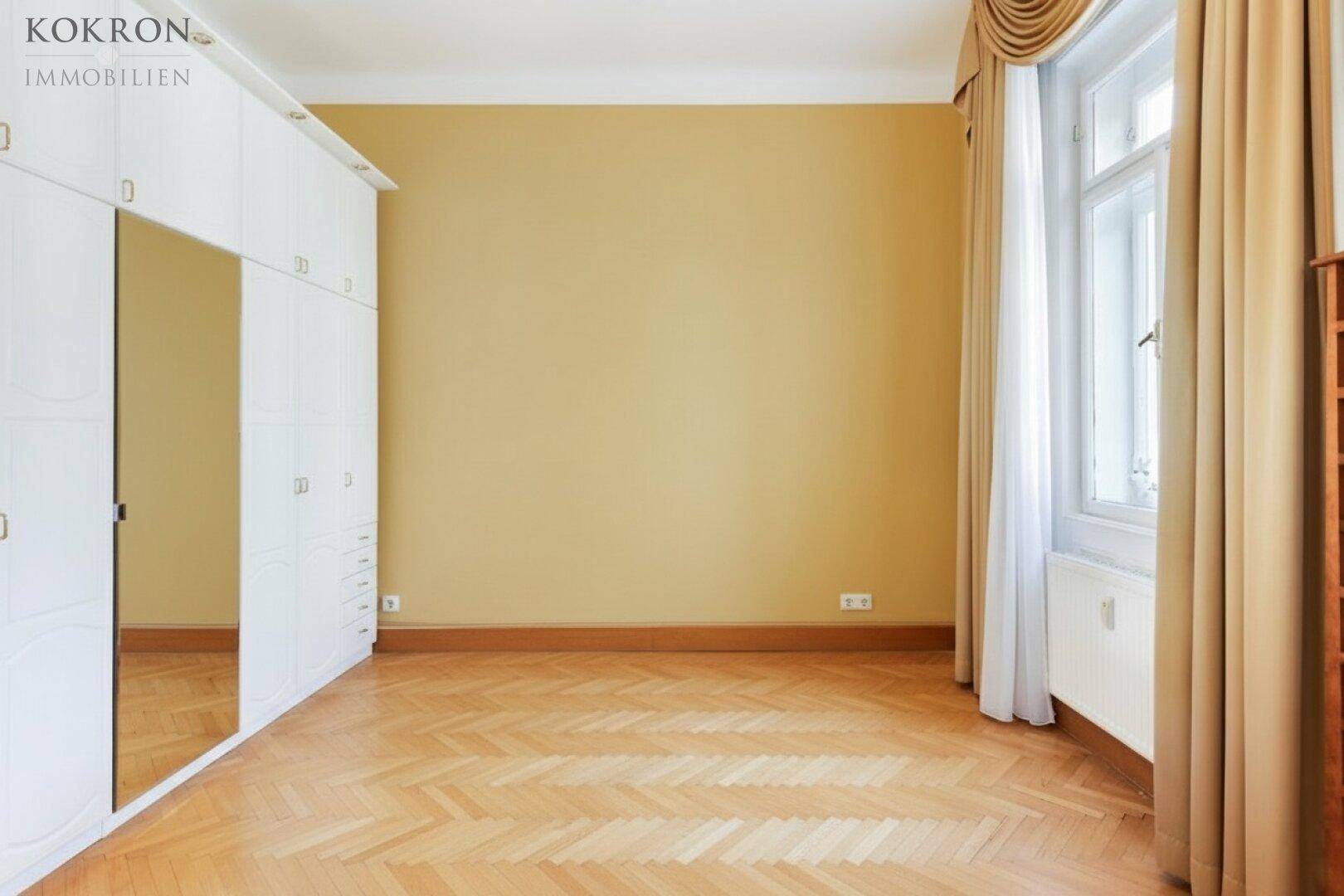 KI generiertes Foto: Schlafzimmer ohne Möbel