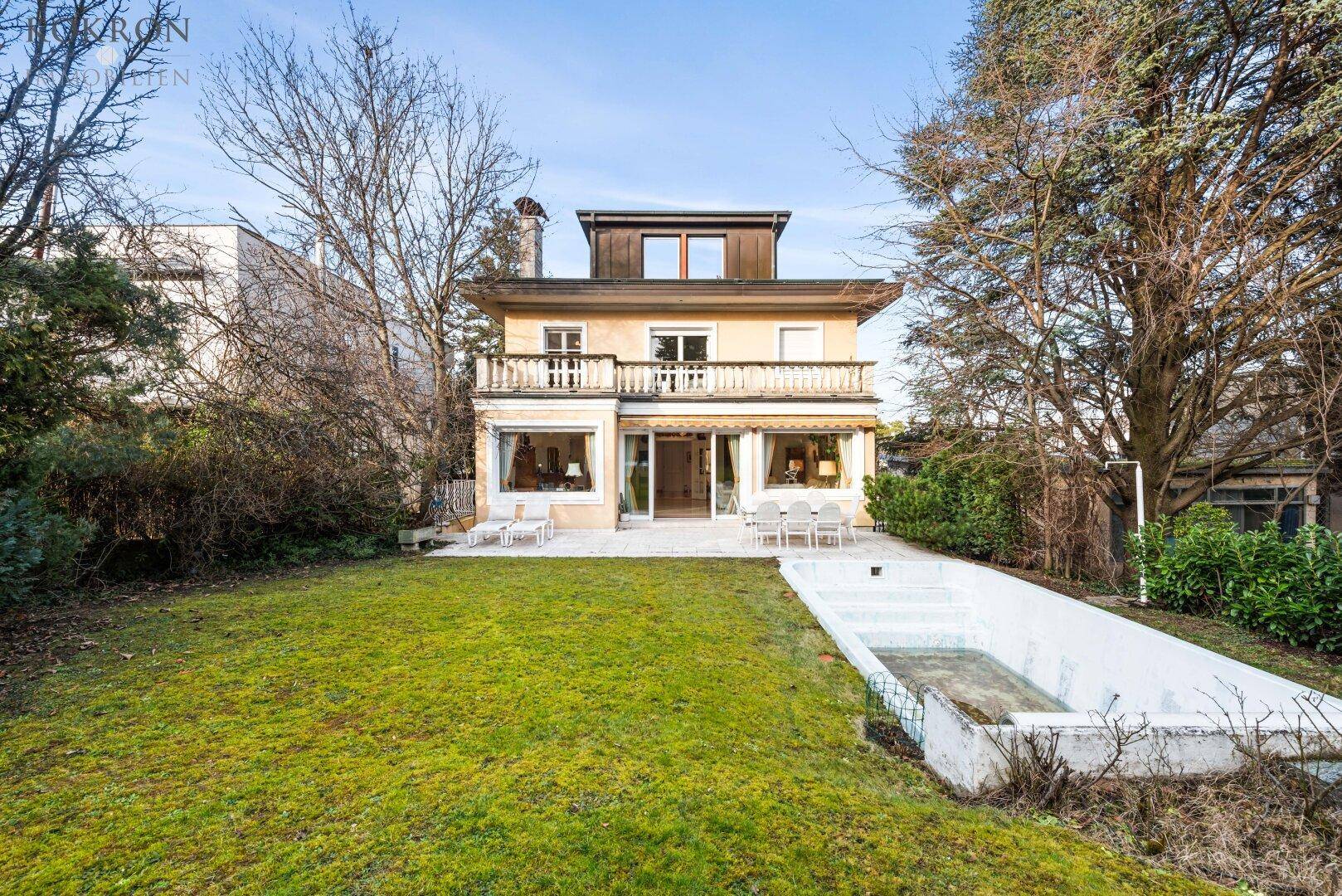 Elegante Villa mit großem Garten, Wellnessbereich und Fernblick in Toplage von Währing - Ansicht 3