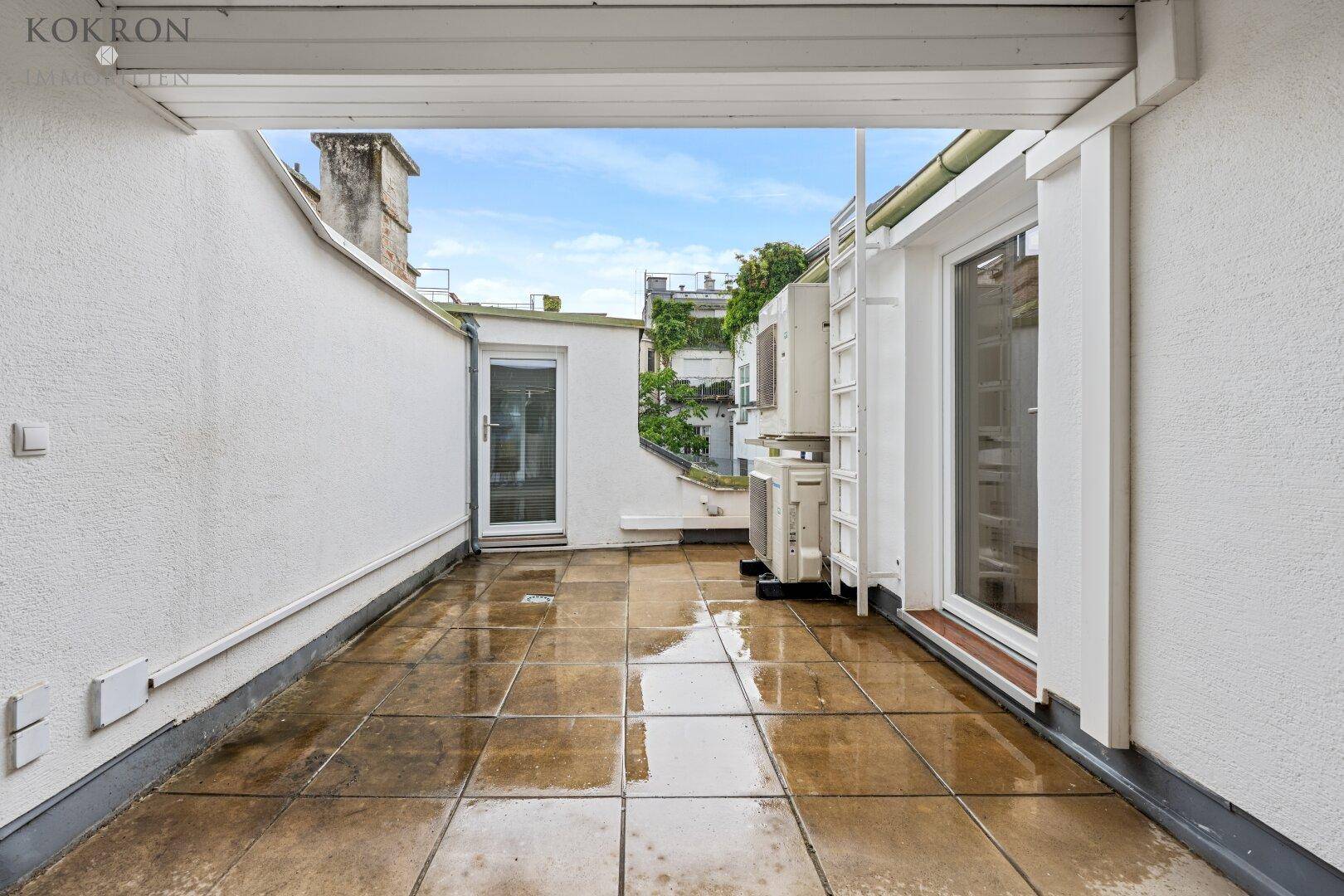 Loggia und Terrasse