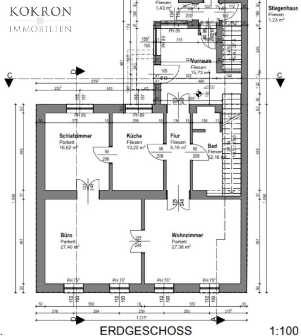 Grundriss Erdgeschoss