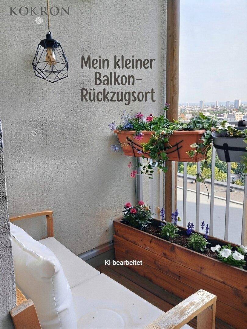 Mein kleiner Balkon Rückzugsort