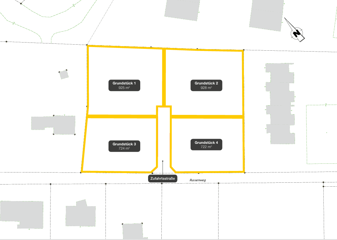 Wohnen im Grünen: Attraktive Baugrundstücke (722 m²-928 m²) in begehrter Lage Graz-Andritz - Ansicht 3