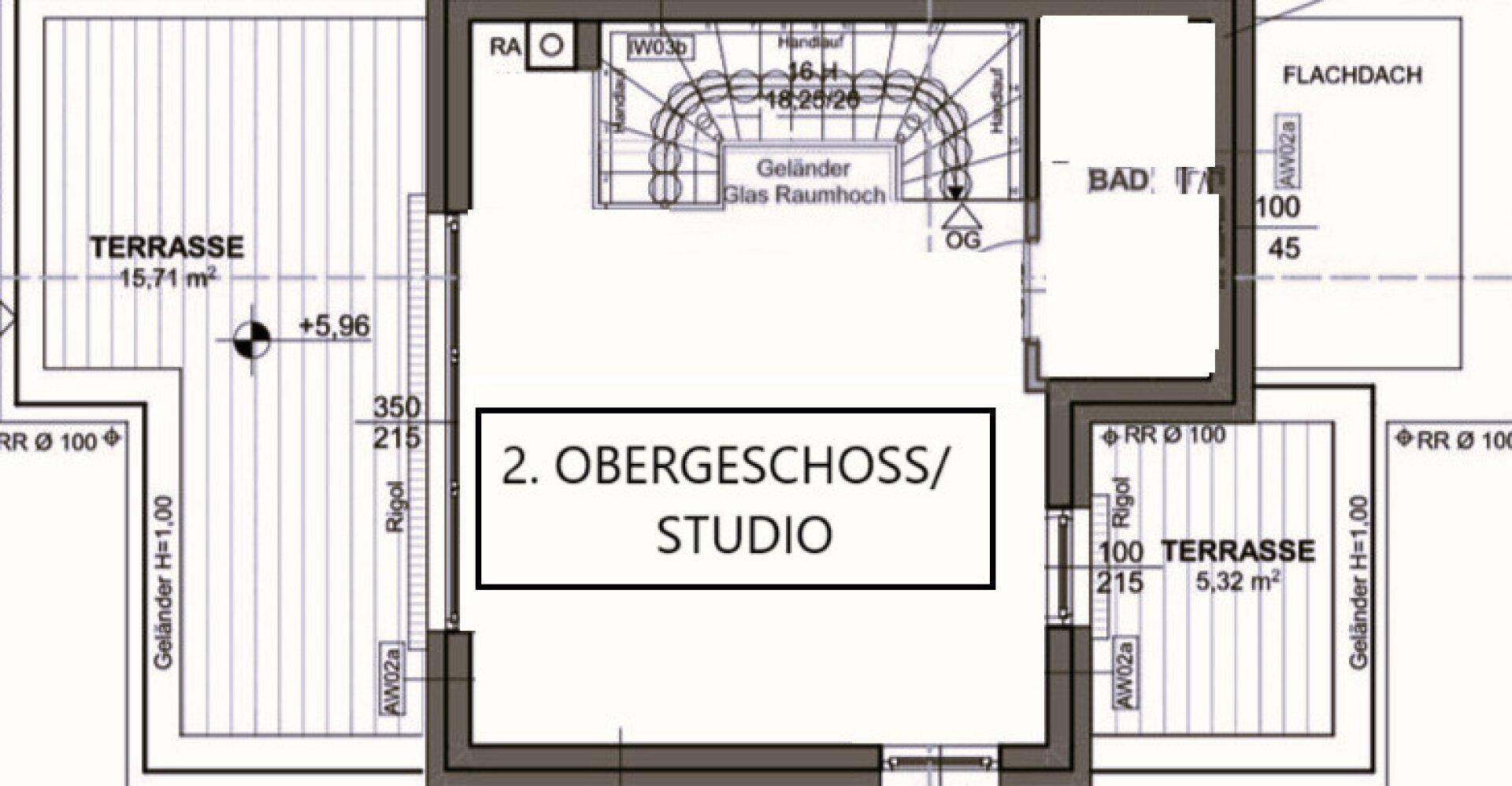 2. Obergeschoss/ Studio