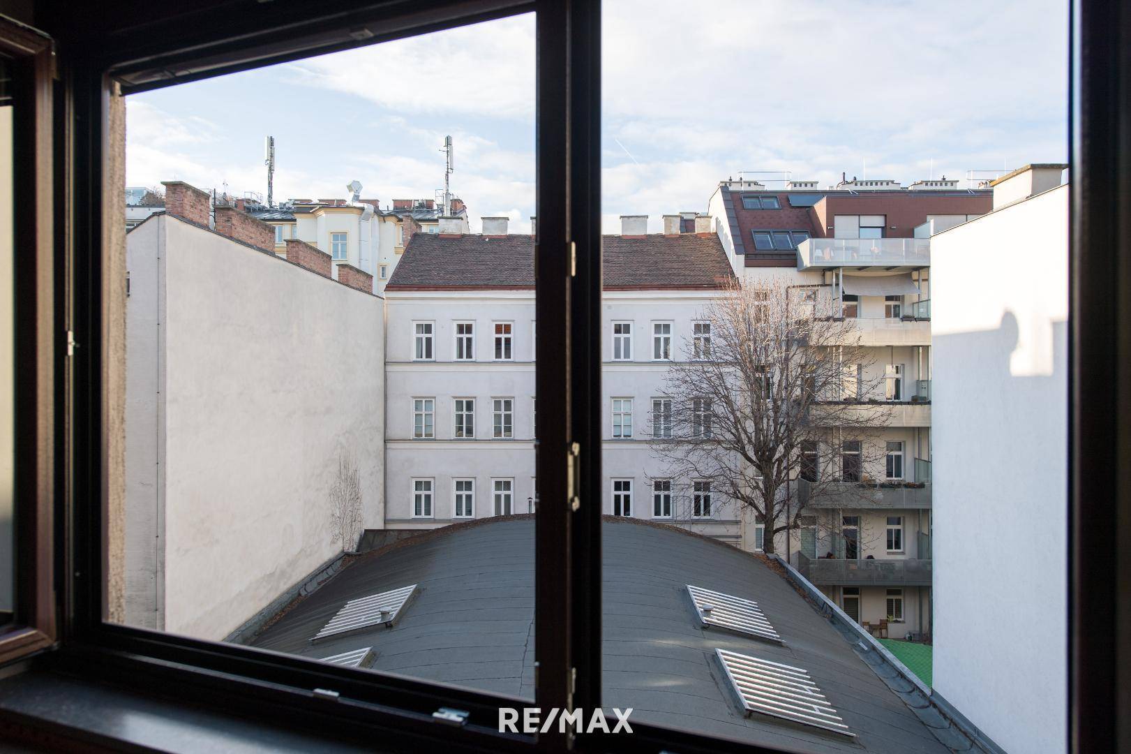 Ausblick zum Innenhof