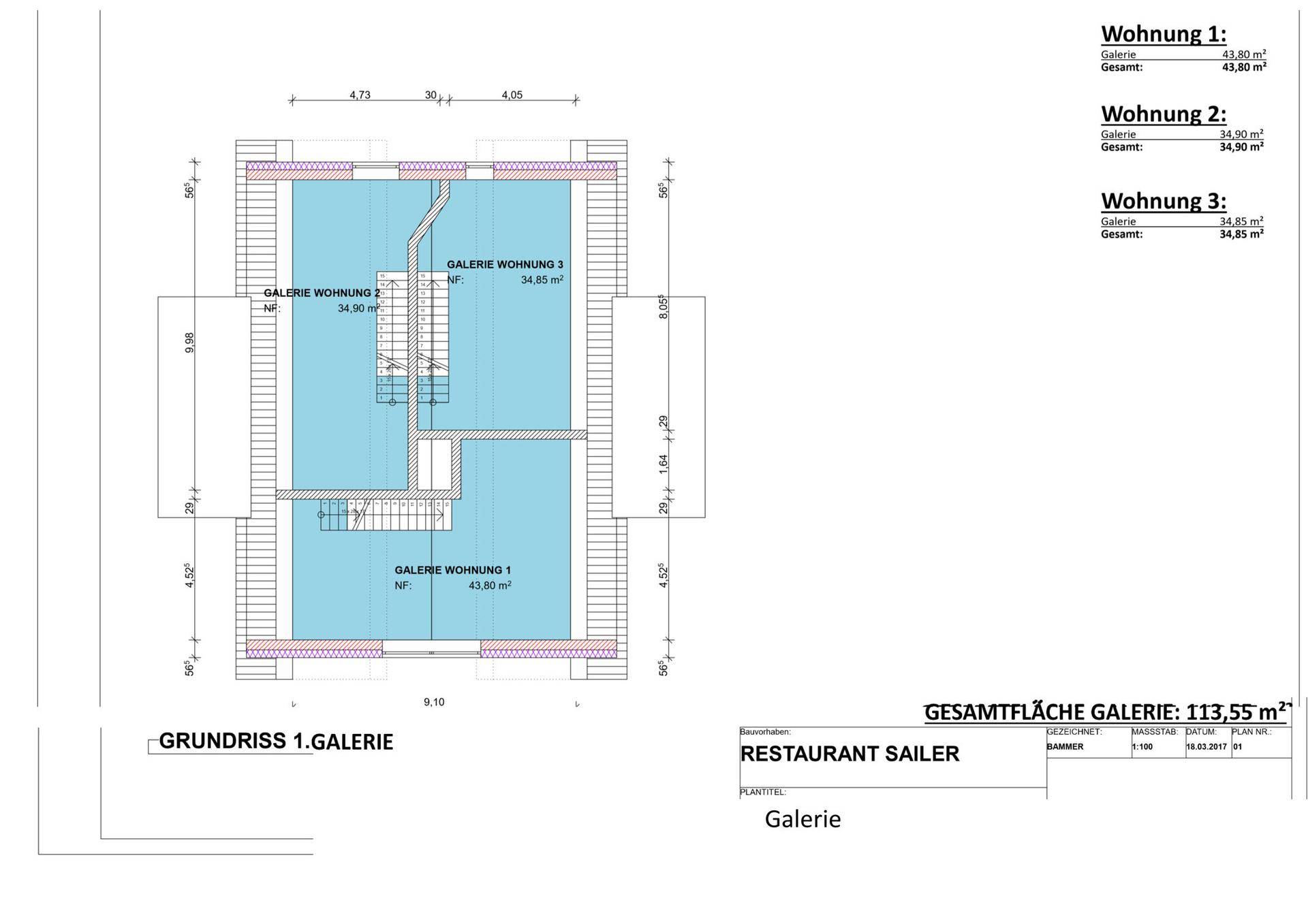 Grundriss GALERIE1