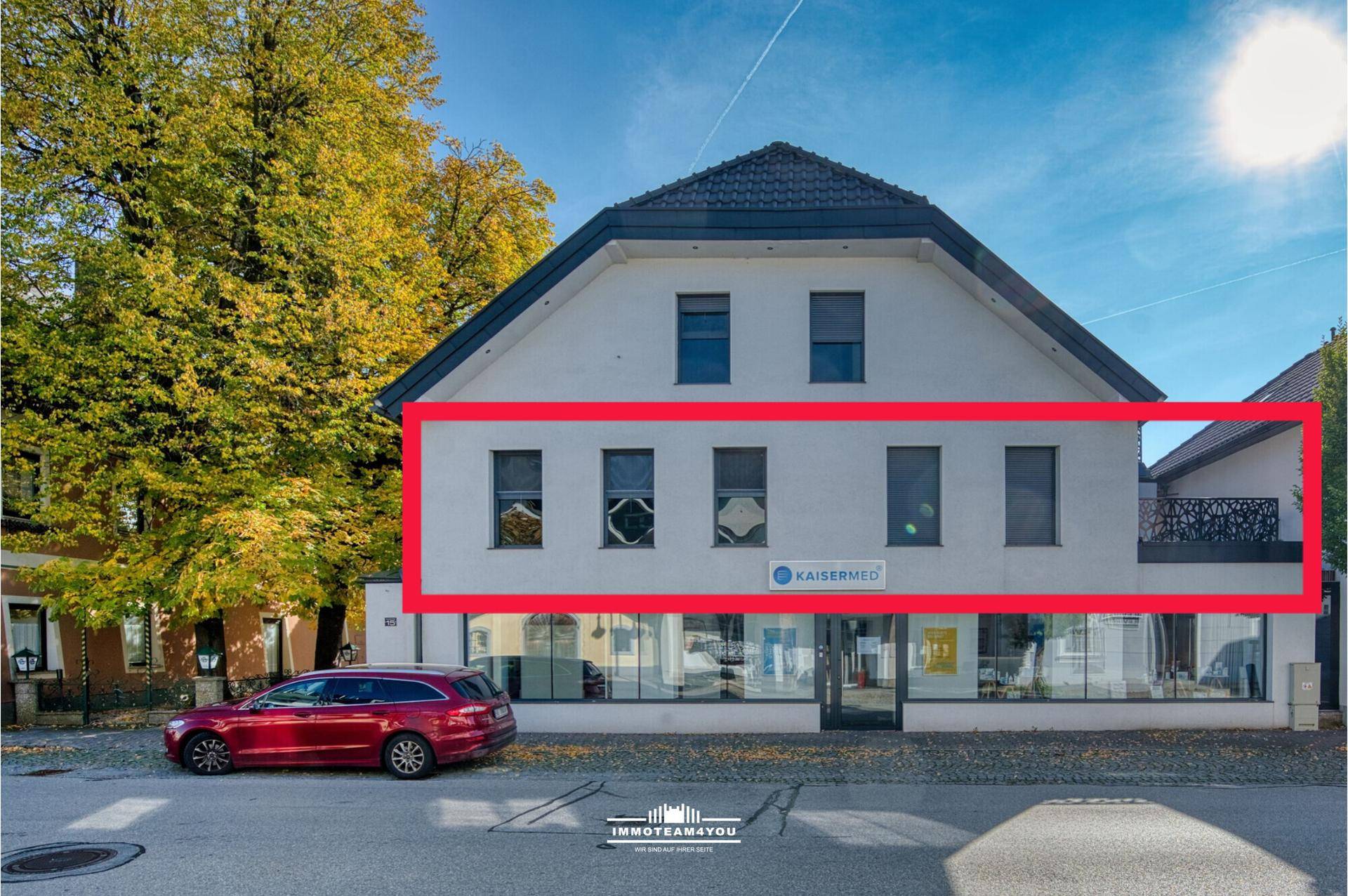 Außenansicht, 1.OG markiert