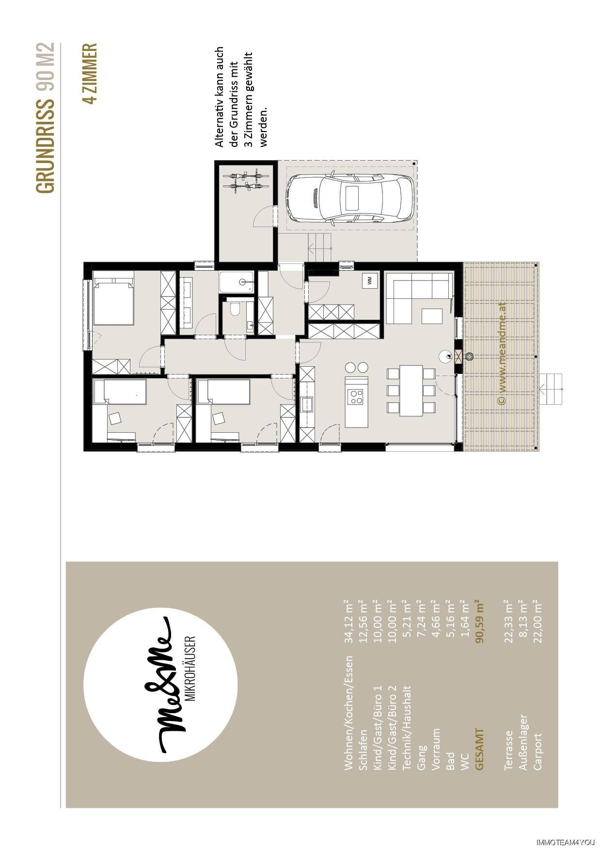 Mikrohaus 90 qm 4 Zimmer