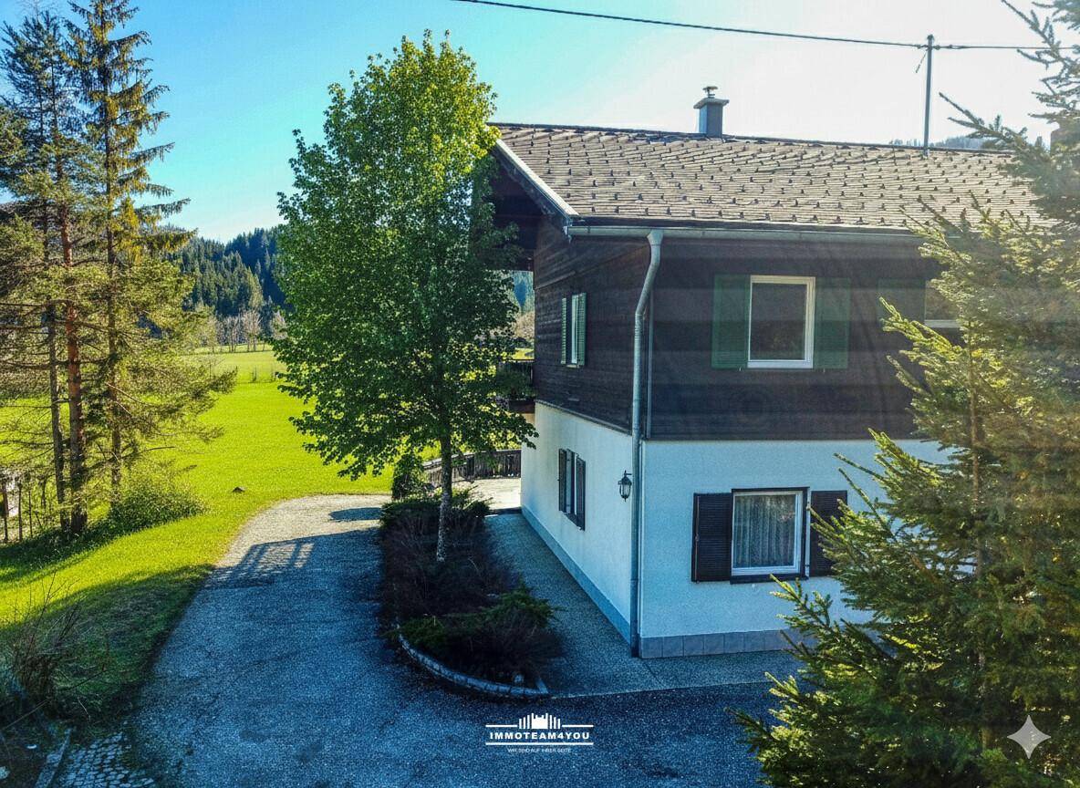 Blick zum Haus